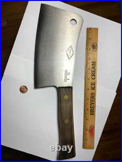 Meat Cleaver Large Heavy Duty No. 8 International Edge Tool Co AMAZING KNIFE NOS