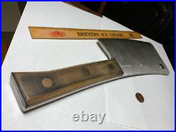 Meat Cleaver Large Heavy Duty No. 8 International Edge Tool Co AMAZING KNIFE NOS