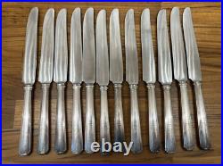 Mode Silver-plate by Wallace Silver Art Deco Service for 12 Flatware Set 61 pc