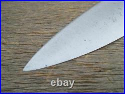 NICE Vintage SABATIER PROFESSIONAL Carbon Steel Chef Knife withRAZOR SHARP 12 Bld