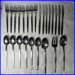 NORTHERN SEA MCM HANFORD FORGE STAINLESS FLATWARE SILVERWARE 41 pieces