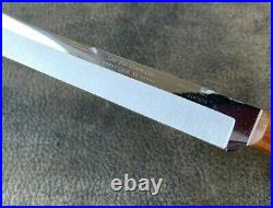 NOS Vintage Case XX CAP 254 Concave Ground Steak Knife Set of 8 Stainless USA