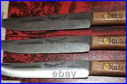 NOS Vintage Store Display OLD HICKORY Paring Knives with 12 Knives AWESOME