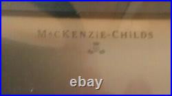 Neiman's Mackenzie Childs NIB 2 Piece Courtly Check Carving Set RARE