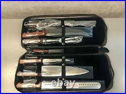New Vintage Dexter Russell Connoisseur Carving Knife Set withOriginal Leather Case