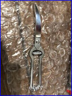 New Wusthof Chrome Plated Poultry Shears RARE 5502 Germany