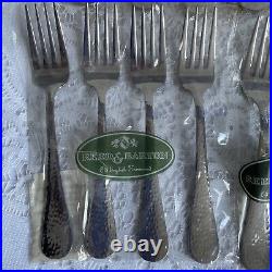 OLD ENGLISH HAMMERED REED & BARTON SERVICE FOR 10/50 pcs. FLATWARE SET NEW