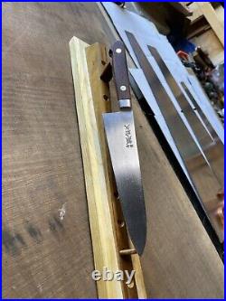 Old Knife, Chef Butcher Knife 7, Japanese Western Wooden Handle, Razor Sharp