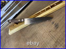 Old Knife, Chef Butcher Knife 7, Japanese Western Wooden Handle, Razor Sharp