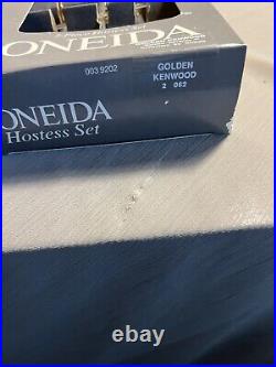 Oneida Stainless Flatware Golden Kenwood (5pc) 7 Sets & 3 Piece Hostess Set