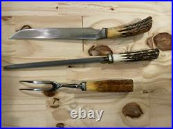 Original Randall Made Knives Stainless Steel 3 Piece Carving Set