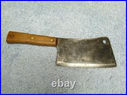 Original Vintage Antique Village Blacksmith 14 Meat Cleaver 8 Blade