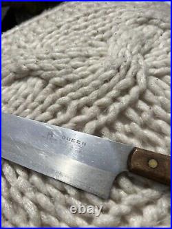 QUEEN HITACHI YASUKI JAPAN STAINLESS STEEL KNIFE / CLEAVER 11 1/4 Sharp