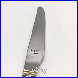 RALPH LAUREN Cutlery set 24pcs Flatware Stainless steel Watch Band Motif Japan