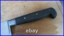 RARE Antique HUMPHREY's & CO. Sheffield Carbon Steel Chef Knife RAZOR SHARP