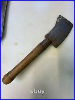 RARE Antique NEW HAVEN EDGE TOOL CO. Chef/Butcher's Meat Cleaver SHARP