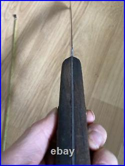 RARE VINTAGE F DICK KNIFE 17 GERMANY Carving Butcher Heavy Use