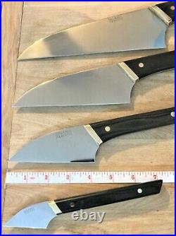 RARE Vintage Joseph DiGangi Designs Custom 5 pcs Chef's Knife Block set