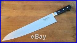 RARE Vintage Spyderco/Masahiro Sushi Chef's BIG Gyuto Chef Knife RAZOR SHARP