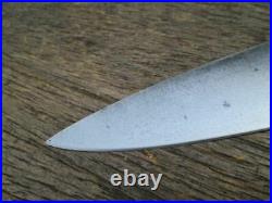 RAZOR SHARP Vintage Sabatier Carbon Steel 9.75 Chef Knife withRARE German Bolster