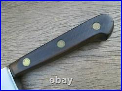 RAZOR SHARP Vintage Sabatier Carbon Steel 9.75 Chef Knife withRARE German Bolster