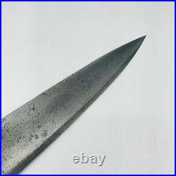 Rare Large Chef's Knife Ed Wusthof Dreizackwerk Solingen-Germany 12 1/4 Blade