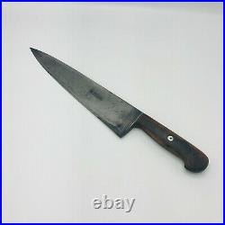 Rare Large Chef's Knife Ed Wusthof Dreizackwerk Solingen-Germany 12 1/4 Blade