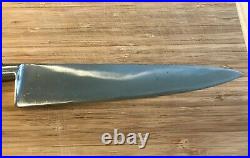 Rare Vintage Sabatier Inoxydable K Garanti 10 Stainless Blade Chef's Knife Fr