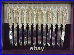 Reed & Barton English Crown Cutlery 60 pc Set