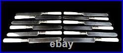 Rogers & Brothers Pearl Handle Sterling 12 Pc 7 3/4 Breakfast Knives Flatware