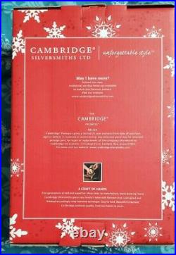 SNOWFLAKE FROST Cambridge 20 Pieces 18/0 Stainless Flatware Serves 4 NEW IN BOX