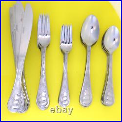 SNOWMAN FROST Cambridge 40 Pieces 8 Settings 18/0 Stainless Flatware