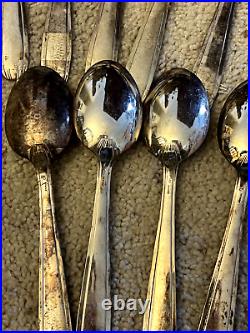 SOH 61 Silver Table Spoon 8 Soup Dinner SOH61 B Made In France VTG (Set Of 26)