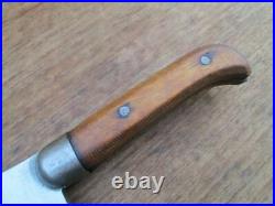 SUPERB Antique L&IJ White Buffalo NY Butcher's #6 Meat Cleaver Knife in A+ COND