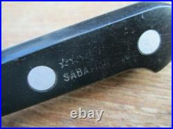 SUPERB Vintage Sabatier Small Carbon Steel Chef Knife withRAZOR SHARP 5.5 Blade