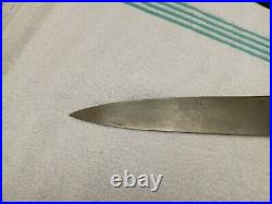 Sabatier 12 Blade Carbon Steel Chef Knife 4 Stars Elephant 17 Overall