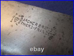 Sabatier Acier Fondu Archer Brand 11.5 inch Carbon Steel Bull Nose Butcher Knife