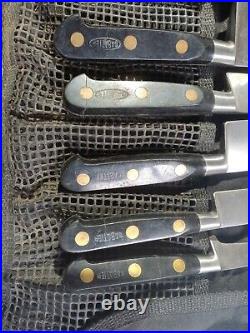 Sabatier Assorted 6 Knifes +1 Blade lengths 9.5, 10, 8, 7.5, 5,6 inches