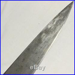 Sabatier Style 12 French Guelon Carbon Steel Chef Knife Running Ladder Patina