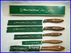Scimitar Fine Cutlery 5 Piece Knife Set #100 USA Pat. #180760 Vintage New S9987