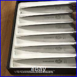 Set 6 R. H. Forschner Victorinox Utility Knives 40002 4 3/4 spear point Rosewood