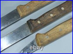 Set Of 3 Switzerland Victorinox Foschner 40039 40017 Curved Boning File Knife