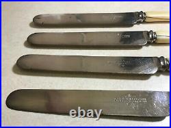 Set of 4 Vintage Antique Joseph Rodgers & Sons Cutlers to Her Majesty Knives VR