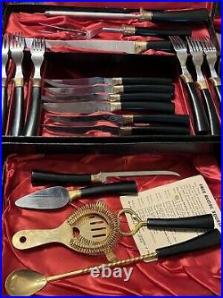 Sheffield England Stainless Steel Cutlery Set in Orig. Case 20 Piece Set