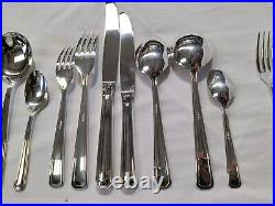 Silverware Cutlery Stunning Vintage Grosvenor Delphic Lge Set 8 place 58 pce