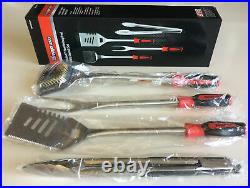 Snap-On TOOLS Stainless Steel 4 Piece SET BBQ SCREWDRIVER TOOL HANDLE UTENSILS