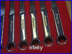 Snap On Tools Steak Knife Wrench Set In Wooden Display Case KNIVES