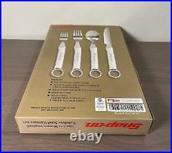 Snap on tools box end wrench flatware set NEW 4 piece silverware collectable