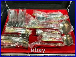 Solingen Germany Petra Satin Gold 82 Piece Cutlery Set 18/10 Stainless Steel