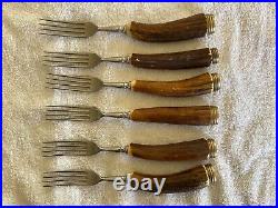 Solingen Vintage Cutlery Set With Forks And Knives